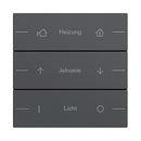 Rocker set Inscribable for pushbutton sensor 4 - System 55