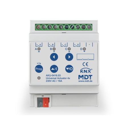 Universal Actuator 4-fold, 4SU MDRC, 16A, 230VAC, 100µF, 15ECG