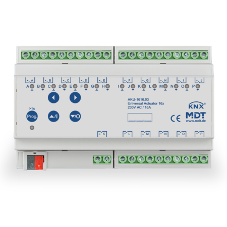 Universal Actuator 16-fold, 8SU MDRC, 16A,  230VAC, 100µF, 15ECG