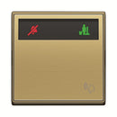 Push button 2-gang, DND/MUR with bell symbol 10A