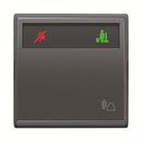 Push button 2-gang, DND/MUR with bell symbol 10A