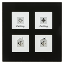 Glass Push Button Plus, Temperature Sensor