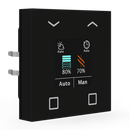 Blind Push Button Smart 55 4-fold with colour display and integrated time switch