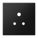 Centre plate for socket insert BS 3171-5 EINS - LS Range