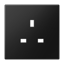 Centre plate for socket insert unswitched 3521 EINS - LS Range