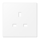 Centre plate for socket insert unswitched 3521 EINS - LS Range