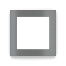 Surface plate - window 60x60mm - Metal