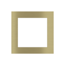 Deep plate - window 55x55mm - Metal