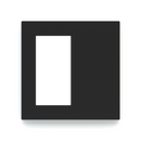 Square Deep plate - window 30x60mm - Fenix NTM