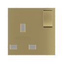 Power socket front cover - Metal