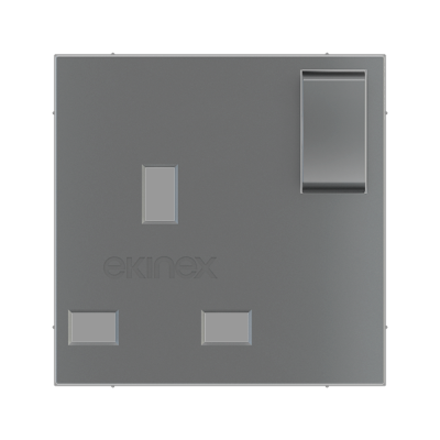 Power socket front cover - Metal