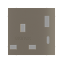 Power socket front cover - Metal