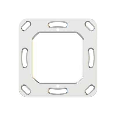 Square mounting support - devices of 20venti, FF and 71 series