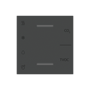 Air quality multisensor and regulator cover with symbols and vents - Fenix NTM