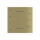 Air quality multisensor and regulator cover with symbols and vents - Metal