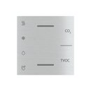 Air quality multisensor and regulator cover with symbols and vents - Metal