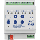 Shutter Actuator 4-fold 10A, shutter motors 230VAC up to 300W, with travel time measurement