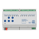 Shutter Actuator 8-fold 10A, shutter motors 230VAC up to 300W, with travel time measurement
