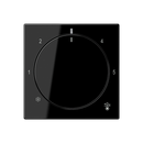 Centre plate with knob room thermostat - A Range