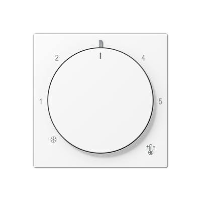 Centre plate with knob room thermostat - A Range