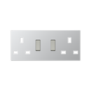 Centre plate for socket BS 3172EINS - A Range