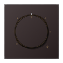 Centre plate with knob room thermostat - LS Range