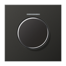 Centre plate with knob and lens - LS Range