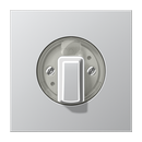 Centre plate with knob