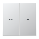 2-gang rocker with arrow symbols - LS Range