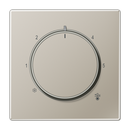 Centre plate with knob room thermostat - LS Range