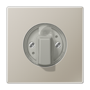 Centre plate with knob