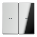 2-gang rocker with arrow symbols - LS Range