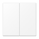 Standard centre plate 2-gang - LS Range