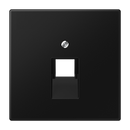 Centre plate for 1-gang modular jack sockets - LS Range