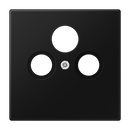 Centre plate for SAT-TV-FM socket outlet - LS Range