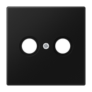 Centre plate for TV-FM sockets - LS Range