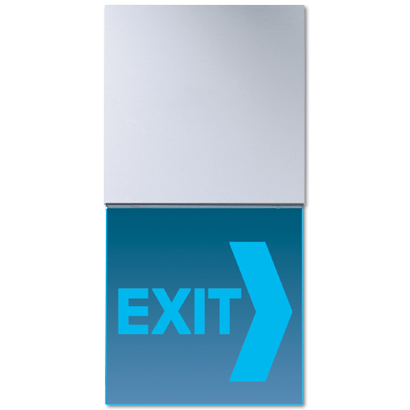 LED info sign With Blue LEDs