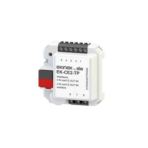 Universal interface CE2 (4 IN conf. / 2 OUT relays 5A)