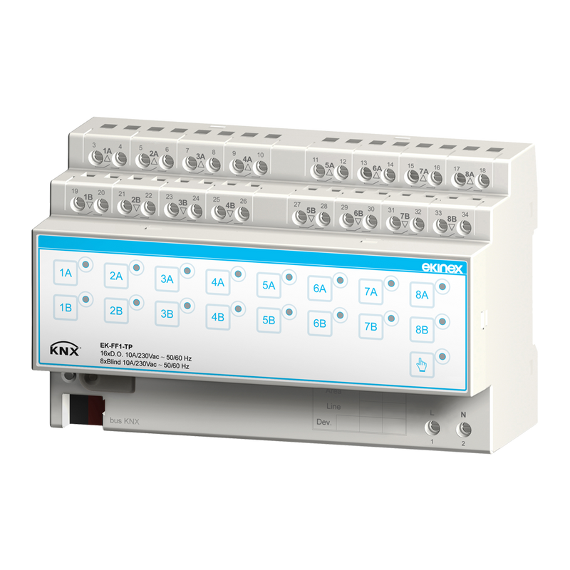 eKinex Binary output 16-fold / blind actuator 8-fold