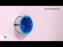 Flush-mounting sound insulation box (Ø 60 mm) (PK10)