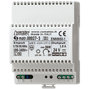 Power supply for rail mounting