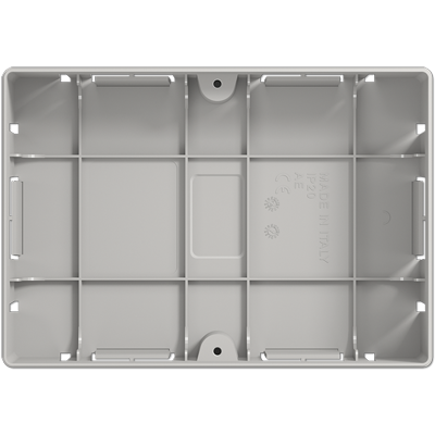 Flush-mounted recessed box
