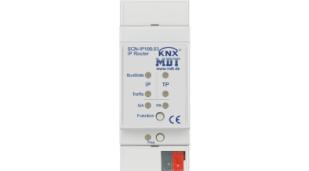IP Router, 2SU MDRC. With IP Secure and KNX Data Secure and Email and time server functions