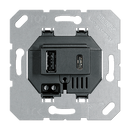 USB charger with 2 USB ports, 1 × type A, 1 × type C