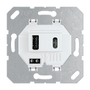USB charger with 2 USB ports, 1 × type A, 1 × type C